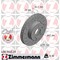 Zimmermann Brake Disc Drilled- Standard/Coated, 400.3665.20 400.3665.20 - alternate 1